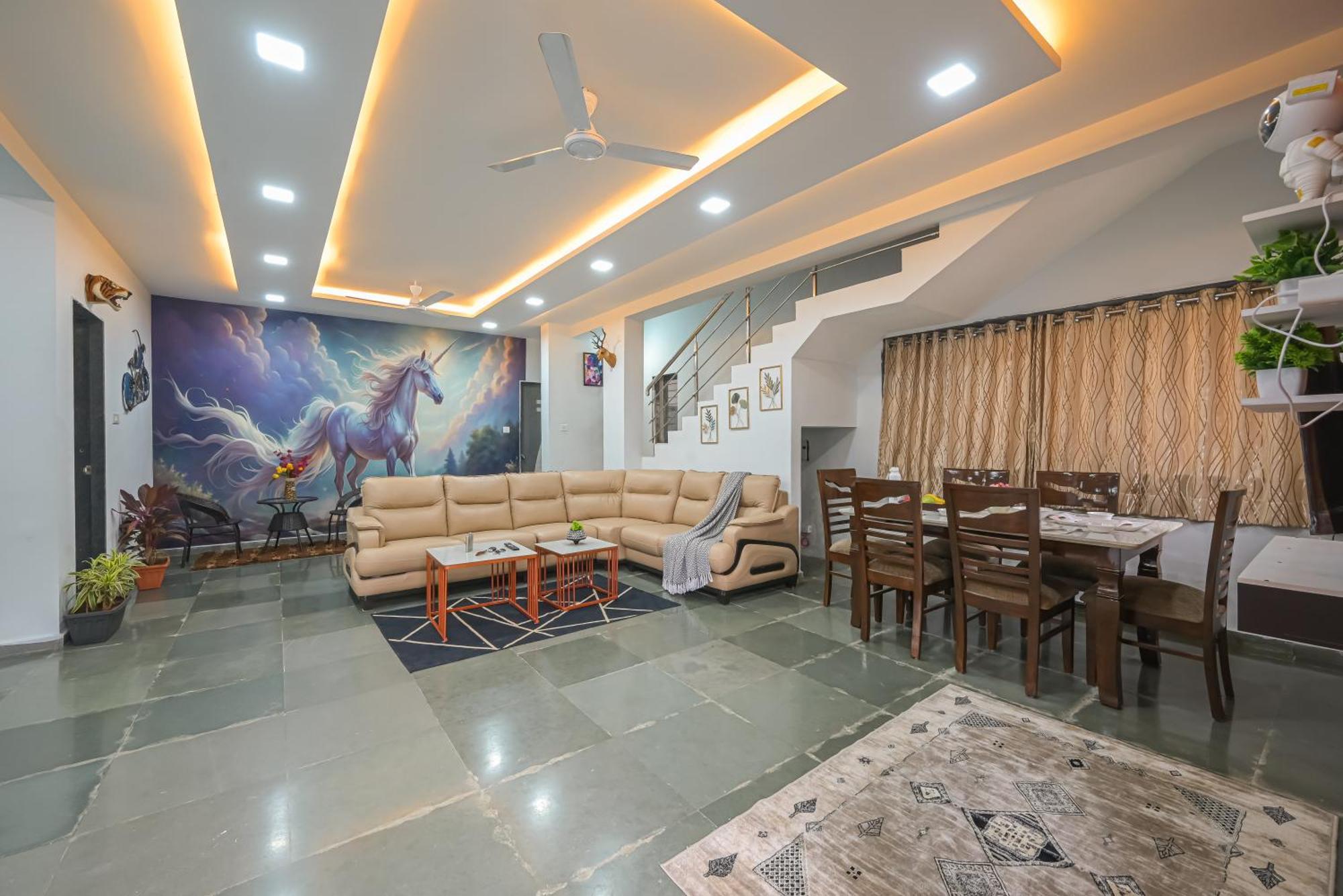 Ll Empyrean Stay II Luxury Ll Celestial Unicorn Villa Ll 3Bhk Ll Ac Ll Private Big Pool Ll Lonavala Exterior photo